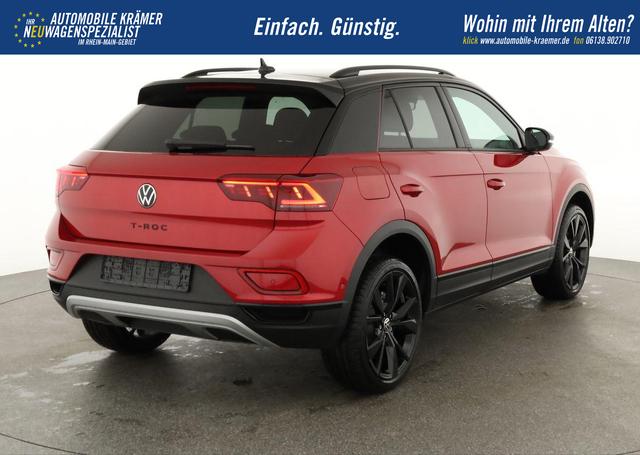 Volkswagen T-Roc Style 1.5 TSI DSG Black Style, AHK, IQ.Light, 19-Zoll, easyOpen, Navi 