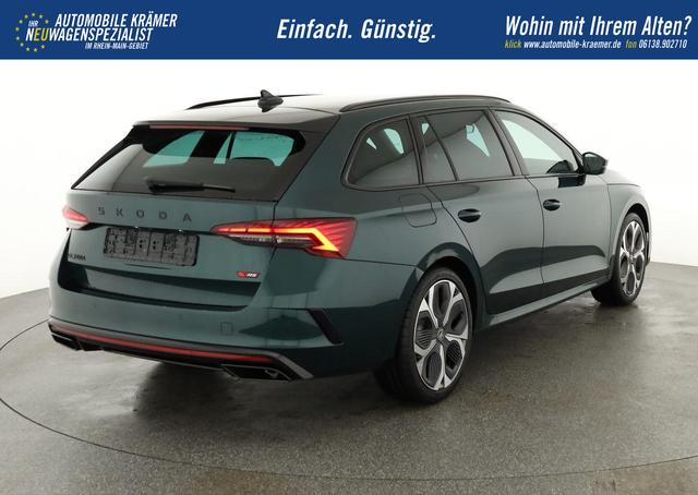 Skoda Octavia Combi RS 2.0 TSI DSG, Sonderlackierung, AHK, 19 Zoll, Canton, el. Klappe, Navi, Matrix, sofort 