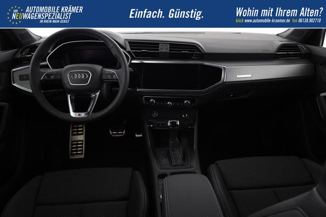 Audi Q3 Sportback 45 TFSI quattro S line qu S-LINE, AHK, 19-Zoll, Optik schwarz, Navi, Kamera, el. Klappe 