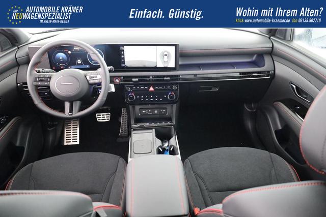Hyundai TUCSON N Line 2WD 1.6 T-GDI DCT N-LINE, Navi, AreaView, Side, Winter, el. Klappe, 19-Zoll, Teilleder 