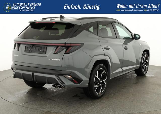 Hyundai TUCSON N Line 2WD 1.6 T-GDI DCT N-LINE, Navi, AreaView, Side, Winter, el. Klappe, 19-Zoll, Teilleder 