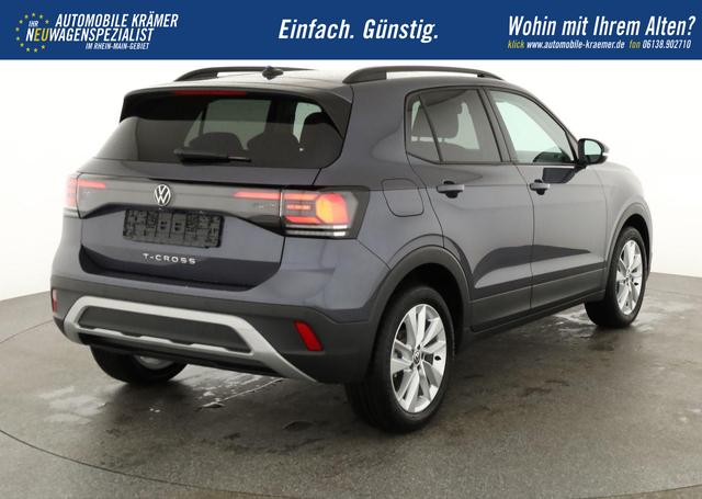 Volkswagen T-Cross 1.0 TSI 85 kW Life DSG Life, LED, Kamera, ACC, Side, Winter, 17-Zoll 