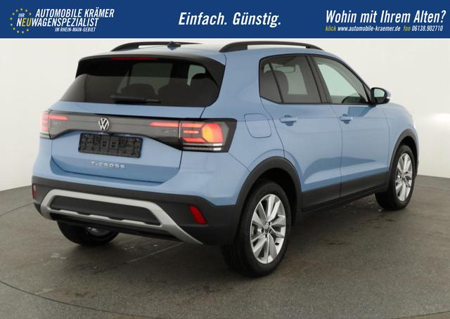 Volkswagen T-Cross 1.0 TSI 85 kW Life DSG Life, AHK, LED, Kamera, Side, ACC, Winter, sofort 