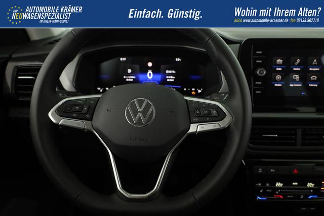 Volkswagen T-Cross 1.0 TSI 85 kW Life DSG Life, AHK, LED, Kamera, Side, ACC, Winter, sofort 
