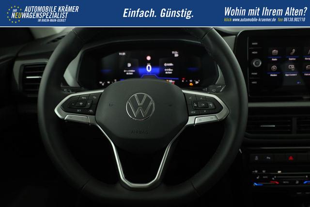 Volkswagen T-Cross 1.5 TSI 110 kW Life DSG Life, AHK, LED, Kamera, Side, ACC, Winter, sofort 