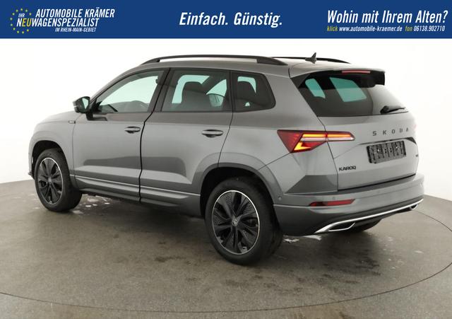Skoda Karoq Sportline 4x4 2.0 TDI DSG Sportline, Pano, AHK, Navi, Matrix, AreaView, Side, Kamera, el. Klappe, FS-beheizbar, Winter 