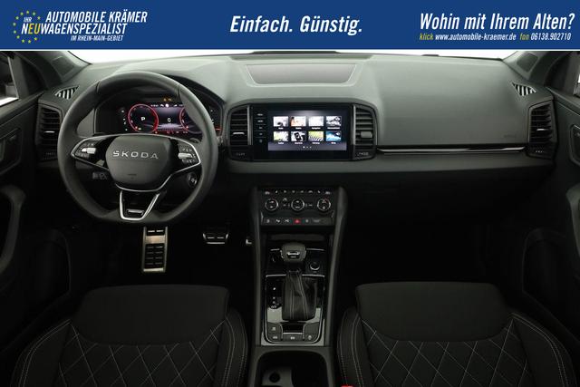 Skoda Karoq Sportline 4x4 2.0 TDI DSG Sportline, Pano, AHK, Navi, Matrix, AreaView, Side, Kamera, el. Klappe, FS-beheizbar, Winter 