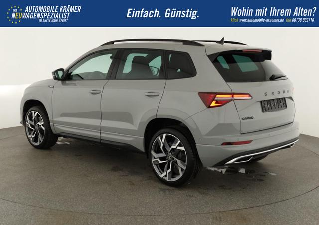 Skoda Karoq Sportline 1.5 TSI DSG Sportline, Pano, AHK, Navi, CANTON, Matrix, AreaView, Side, FS-beheizbar, 19-Zoll 