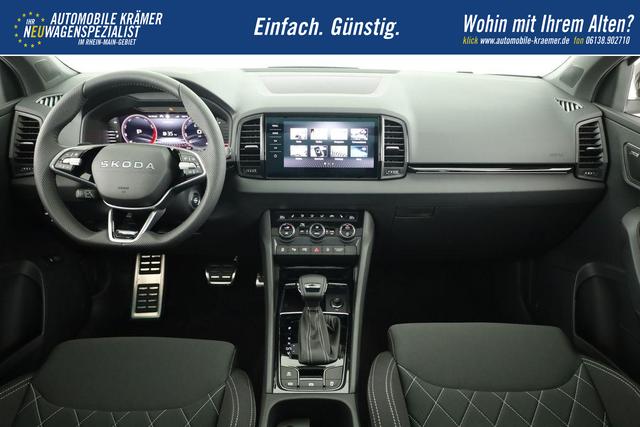 Skoda Karoq Sportline 1.5 TSI DSG Sportline, Pano, AHK, Navi, CANTON, Matrix, AreaView, Side, FS-beheizbar, 19-Zoll 