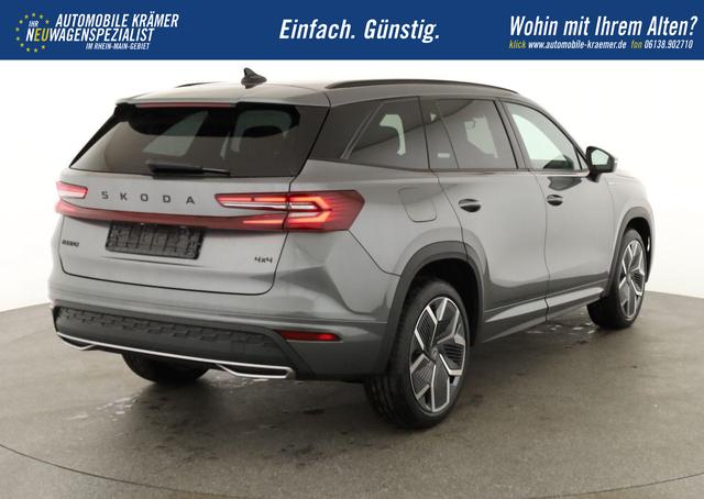 Skoda Kodiaq 2.0 TDI 142 kW 4x4 Sportline DSG Sportline, 7-Sitzer, AHK, Navi, Matrix, el. Klappe, Side, Winter, 20-Zoll, FS-heizbar 