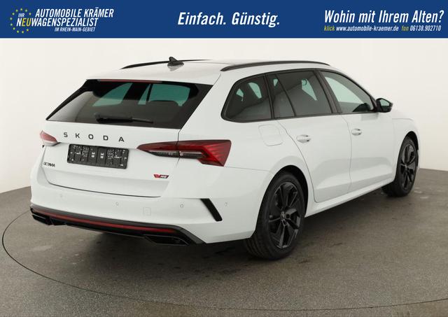 Skoda Octavia Combi 2.0 TSI 195 kW RS DSG, Pano, Standheizung, AHK, Navi, Matrix, Canton, Side, Winter, 5 J.-Garantie 