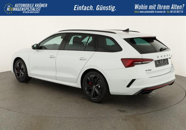 Skoda Octavia Combi 2.0 TSI 195 kW RS DSG, Pano, Standheizung, AHK, Navi, Matrix, Canton, Side, Winter, 5 J.-Garantie 