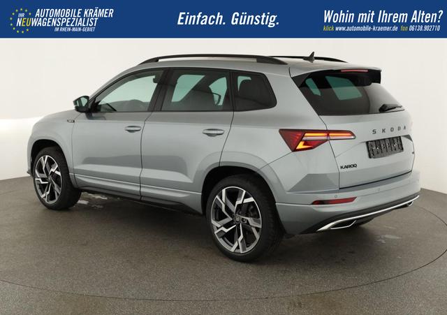Skoda Karoq Sportline 4x4 2.0 TSI DSG Sportline, Pano, AHK, Navi, Matrix, Side, Winter, 5 J.-Garantie 