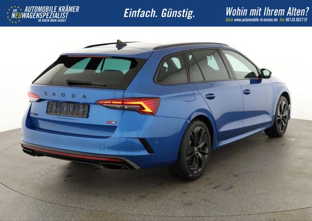 Skoda Octavia Combi 2.0 TSI 195 kW RS DSG, Pano, Standheizung, AHK, Navi, Matrix, Canton, Side, Winter, 5 J.-Garantie 