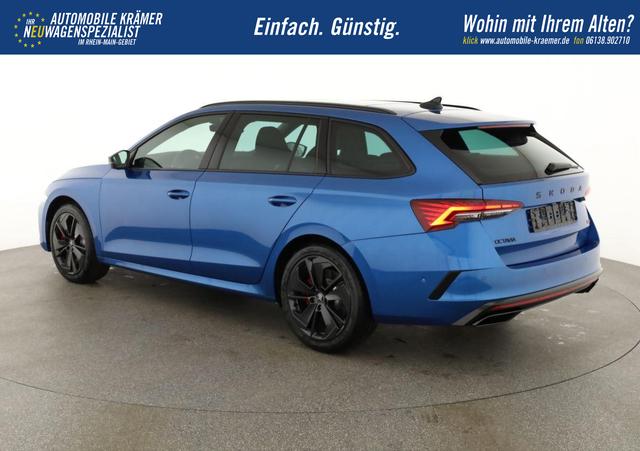 Skoda Octavia Combi 2.0 TSI 195 kW RS DSG, Pano, Standheizung, AHK, Navi, Matrix, Canton, Side, Winter, 5 J.-Garantie 