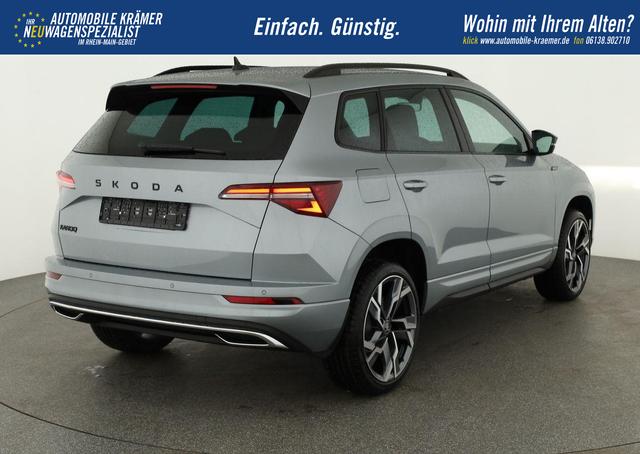 Skoda Karoq Sportline 1.5 TSI DSG Sportline, AHK, Navi, Matrix, Side, el. Klappe, Winter, 5 J.-Garantie 