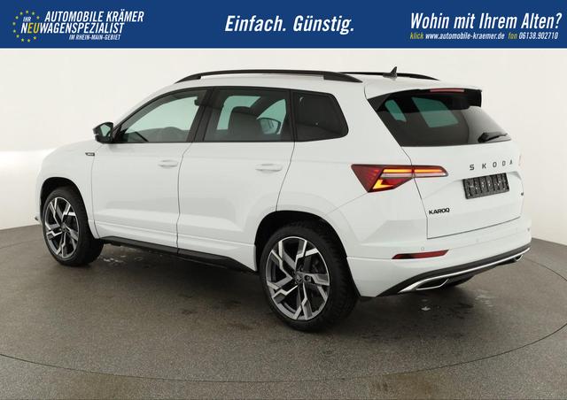 Skoda Karoq Sportline 4x4 2.0 TSI DSG Sportline, Pano, AHK, Navi, Matrix, Side, Winter, 5 J.-Garantie 
