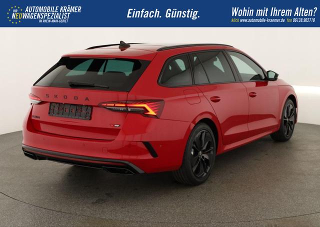 Skoda Octavia Combi 2.0 TSI 195 kW RS DSG, Pano, Standheizung, AHK, Navi, Matrix, Canton, Side, Winter, 5 J.-Garantie 