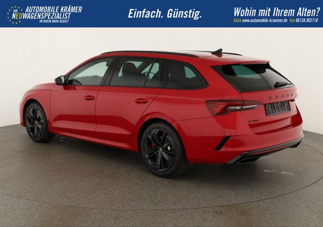 Skoda Octavia Combi 2.0 TSI 195 kW RS DSG, Pano, Standheizung, AHK, Navi, Matrix, Canton, Side, Winter, 5 J.-Garantie 
