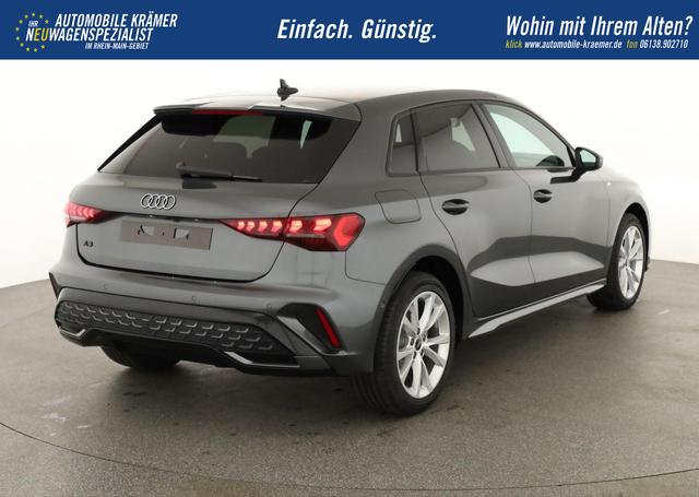 Audi A3 Sportback TFSI 110 kW S line 35 S-tronic S-LINE, AHK, Matrix, Navi, el. Klappe, Kamera, Winter, 3 J.-Garantie 