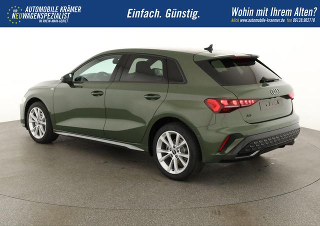 Audi A3 Sportback TFSI 110 kW S line 35 S-tronic S-LINE, AHK, Matrix, Navi, el. Klappe, Kamera, Winter, 3 J.-Garantie 
