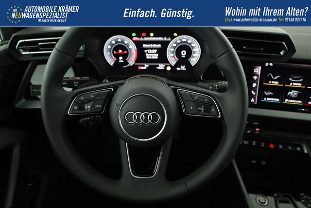 Audi A3 Sportback TFSI 110 kW S line 35 S-tronic S-LINE, AHK, Matrix, Navi, el. Klappe, Kamera, Winter, 3 J.-Garantie 