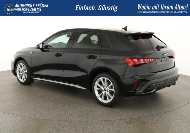 Audi A3 Sportback TFSI 110 kW S line 35 S-tronic S-LINE, AHK, Matrix, Navi, el. Klappe, Kamera, Winter, 3 J.-Garantie 