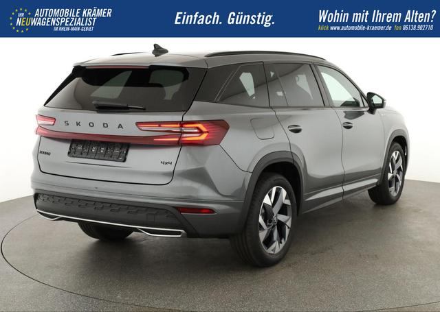 Skoda Kodiaq 2.0 TDI 142 kW 4x4 Sportline DSG Sportline, Pano, AHK, Navi, Matrix, el. Klappe, Side, Winter, 19-Zoll 