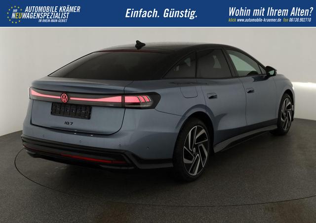 Volkswagen ID.7 Limousine Pro 210 kW Black, HuD, IQ.Light, IQ.Drive, AreaView, Side, Winter, 20-Zoll 