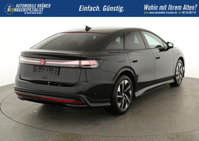 Volkswagen ID.7 Limousine Pro 210 kW Black, AHK, HuD, IQ.Light, IQ.Drive, AreaView, Side, Winter, 19-Zoll 