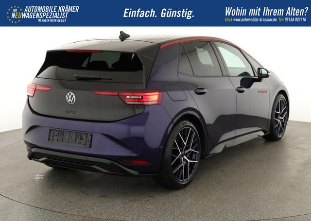 Volkswagen ID.3 GTX Performance 240 kW Fire+Ice kW, HuD, IQ.Drive, IQ.Light, H&K, W&auml;rmepumpe, 20-Zoll, 4 J.-Garantie 