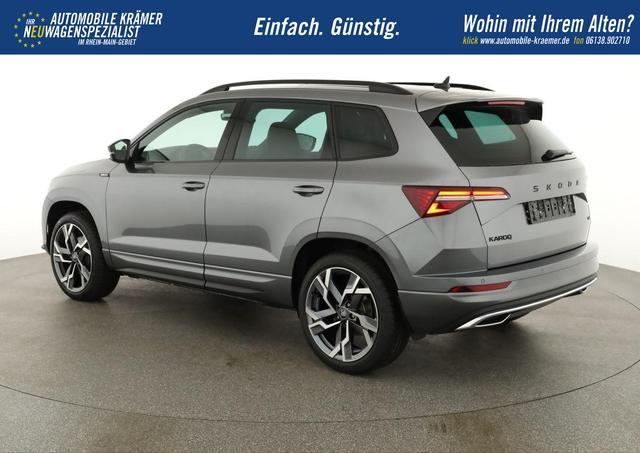 Skoda Karoq Sportline 4x4 2.0 TSI DSG Sportline, Pano, AHK, Navi, Matrix, Side, Winter, 5 J.-Garantie 