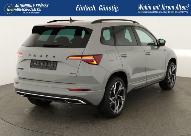 Skoda Karoq Sportline 4x4 2.0 TSI DSG Sportline, Pano, AHK, Navi, Matrix, Side, Winter, 5 J.-Garantie 