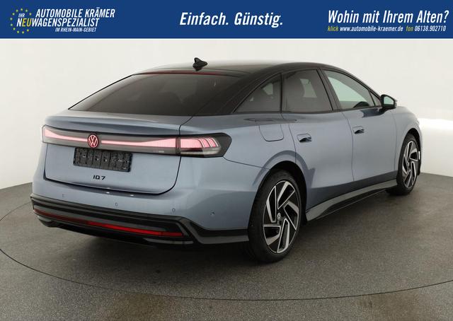 Volkswagen ID.7 Limousine Pro 210 kW Black, AHK, HuD, IQ.Light, IQ.Drive, AreaView, Side, Winter, 20-Zoll 