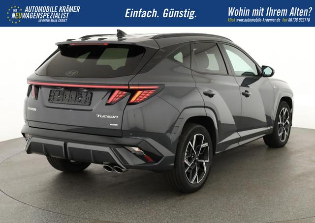 Hyundai TUCSON 1.6 T-GDI DCT 4WD N-LINE, el. Klappe, Teilleder, Navi, Kamera, ACC 