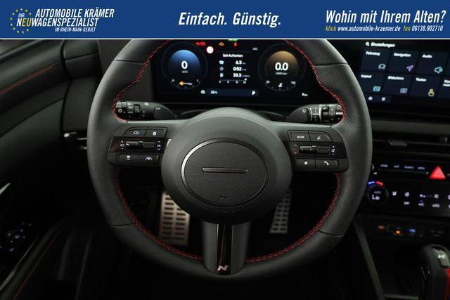 Hyundai TUCSON 1.6 T-GDI DCT 4WD N-LINE, el. Klappe, Teilleder, Navi, Kamera, ACC 