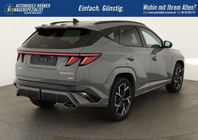 Hyundai TUCSON 1.6 T-GDI DCT 4WD N-LINE, AHK, el. Klappe, Teilleder, Navi, Kamera, ACC 