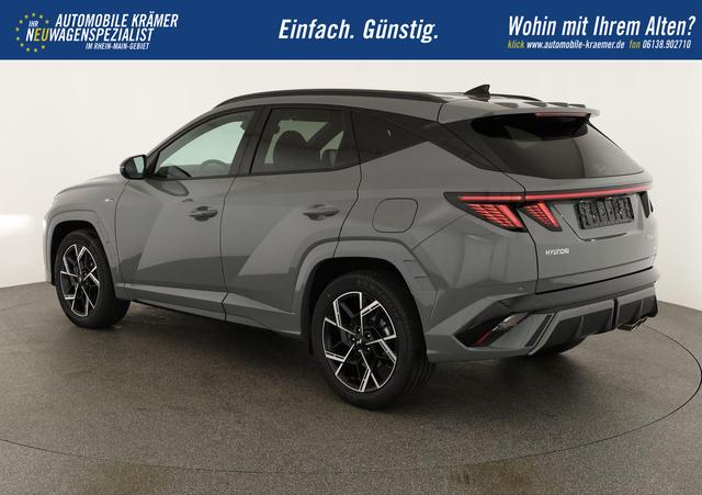 Hyundai TUCSON 1.6 T-GDI DCT 4WD N-LINE, AHK, el. Klappe, Teilleder, Navi, Kamera, ACC 