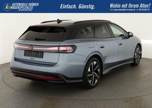 Volkswagen ID.7 Tourer Pro Black, AHK, HuD, IQ.Light, IQ.Drive, AreaView, Side, Winter, 19-Zoll 
