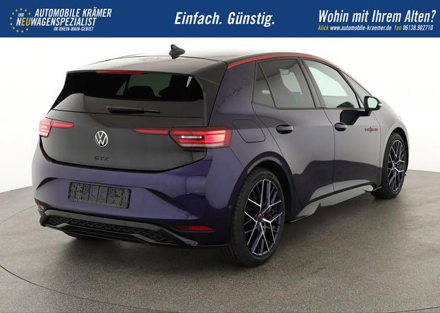 Volkswagen ID.3 GTX Performance 240 kW Fire+Ice kW, HuD, IQ.Light, H&K, W&auml;rmepumpe, 20-Zoll, 4 J.-Garantie 