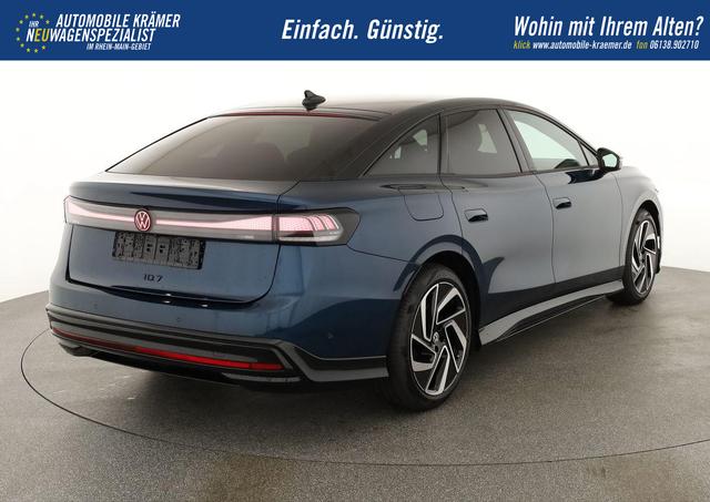 Volkswagen ID.7 Limousine Pro 210 kW Black, AHK, HuD, IQ.Light, IQ.Drive, AreaView, Side, Winter, 20-Zoll 