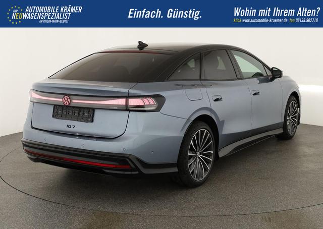 Volkswagen ID.7 Limousine Pro 210 kW Black, HuD, IQ.Light, IQ.Drive, AreaView, Side, Winter, 20-Zoll 