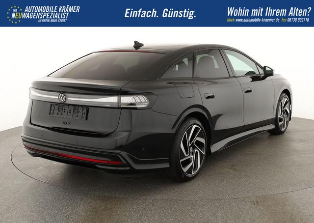 Volkswagen ID.7 Limousine Pro 210 kW Black, AHK, HuD, IQ.Light, IQ.Drive, AreaView, Side, Winter, 20-Zoll 