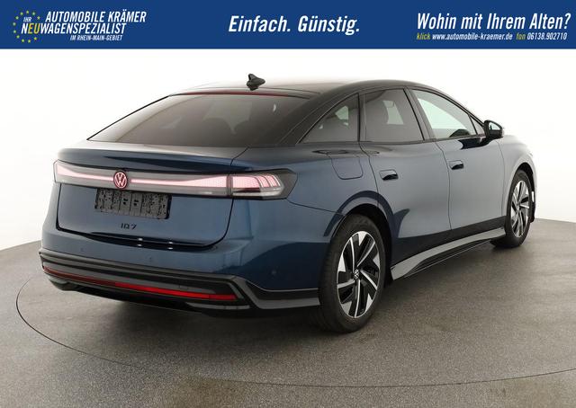 Volkswagen ID.7 Limousine Pro 210 kW Black, AHK, HuD, IQ.Light, IQ.Drive, AreaView, Side, Winter, 19-Zoll 