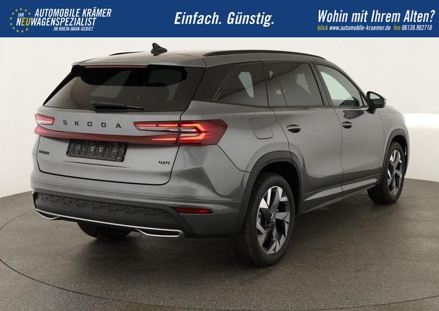 Skoda Kodiaq 2.0 TSI 150 kW 4x4 Sportline DSG Sportline, 7-Sitzer, AHK, Navi, Matrix, Side, Kamera, Winter, 19-Zoll, 4 J.-Garantie 