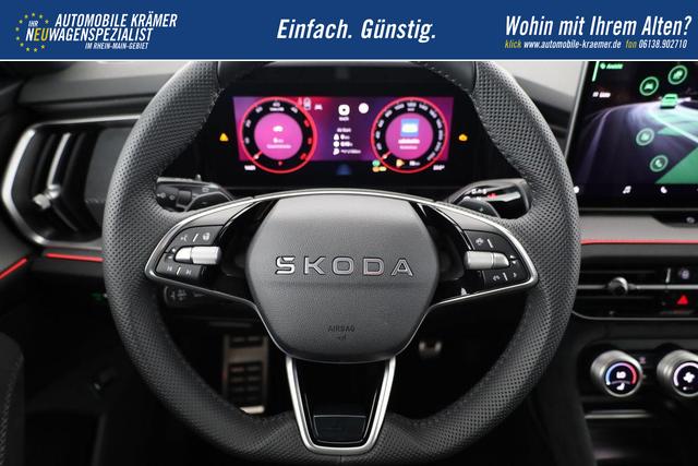 Skoda Kodiaq 2.0 TDI 142 kW 4x4 Sportline DSG Sportline, AHK, Navi, Matrix, el. Klappe, Side, Winter, 19-Zoll, 4-J Garantie 