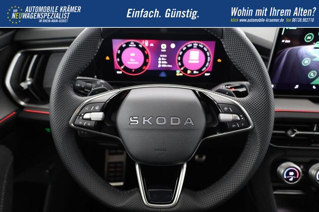 Skoda Kodiaq 2.0 TDI 142 kW 4x4 Sportline DSG Sportline, 7-Sitzer, AHK, Navi, Matrix, el. Klappe, Side, Winter, 19-Zoll, 4 J.-Garantie 