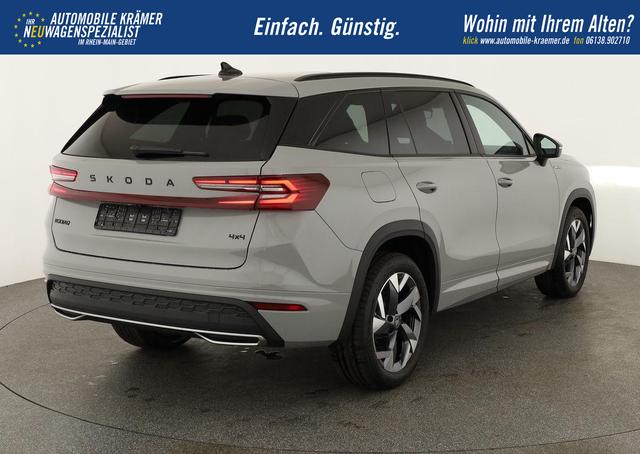 Skoda Kodiaq 2.0 TDI 142 kW 4x4 Sportline DSG Sportline, Pano, AHK, Navi, Matrix, el. Klappe, Side, Winter, 19-Zoll, 4 J.-Garantie 