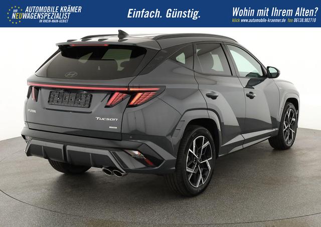 Hyundai TUCSON 1.6 T-GDI DCT 4WD N-LINE, AHK, el. Klappe, Teilleder, Navi, Kamera, ACC 