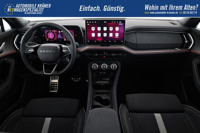Skoda Kodiaq 1.5 TSI mHEV 110 kW Sportline DSG Sportline, AHK, Navi, Matrix, el. Klappe, Side, Winter, 19-Zoll 
